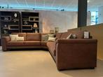 Stoere hoekbank in bruin microleder, Ophalen, 250 tot 300 cm, Stoer, Sommelsdijksehaven 19