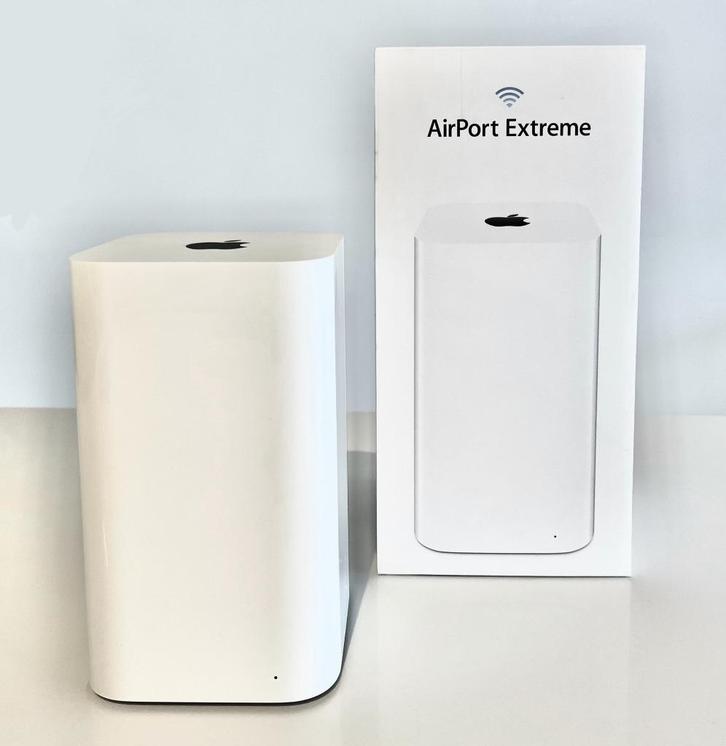 Set van 2 AirPort Extreme 802.11ac (6th gen), Computers en Software, Routers en Modems, Gebruikt, Router, Ophalen of Verzenden
