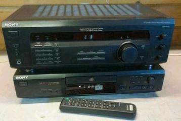 Sony stereo set receiver str-de135 + cd speler cdp-xe220  beschikbaar voor biedingen