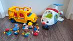 Little People bus vliegtuig poppetjes, Kinderen en Baby's, Speelgoed | Fisher-Price, Ophalen of Verzenden, Auto of Voertuig