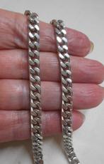 Zilveren zware gourmet schakel ketting nr.1566, Verzenden, Zo goed als nieuw, Zilver, Zilver