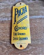 OUD DEURPOSTBORDJE “PACHA”, Verzamelen, Ophalen of Verzenden, Gebruikt