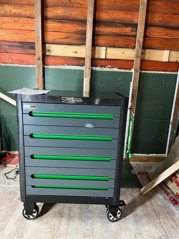 STAHLWERK Gereedschapswagen - Nieuw!, Doe-het-zelf en Verbouw, Gereedschapskisten, Nieuw, Gevuld, Ophalen of Verzenden