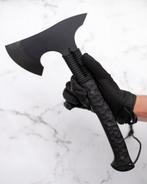 Fulltang bijl handgemaakt handcrafted tactical axe G10 zwart, Ophalen, Mes of Dolk