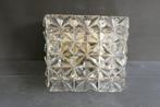 Vintage Kinkeldey Leuchten wandlamp kristal glas, Verzenden, Zo goed als nieuw, Glas