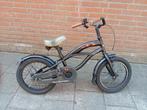 Stoere black fighter popal fiets 16 inch, Ophalen, Staal, Cruiser, Zo goed als nieuw