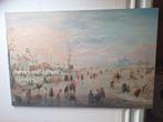 Schilderij op dibond van H. Avercamp IJsvermaak 118x78, Ophalen
