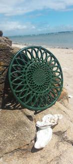 Franse gietijzeren onderzetter in de vorm van zonnebloem, Ophalen of Verzenden