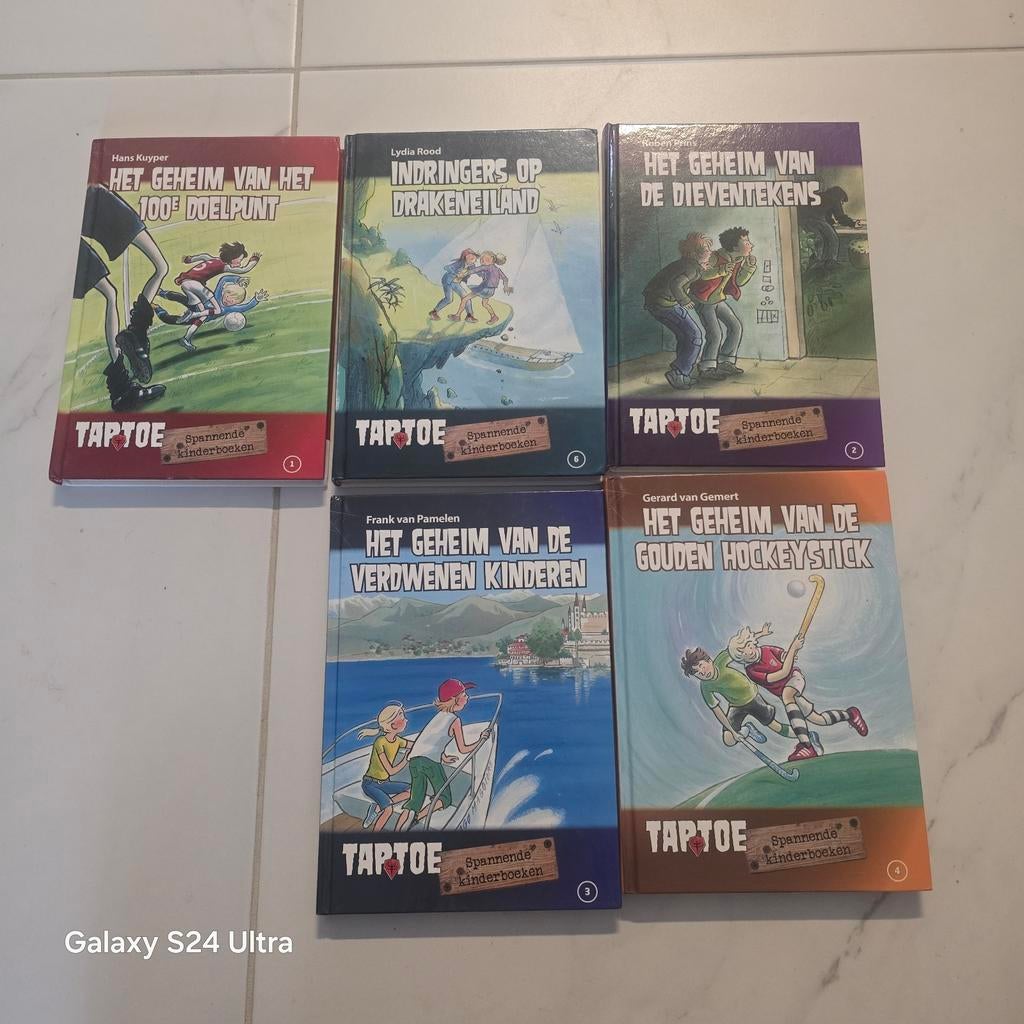 5 Taptoe Kinderboeken - Spannende Verhalen!, Ophalen of Verzenden, Zo goed als nieuw, Diverse auteurs, Fictie algemeen