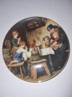 Vintage Lilien Porzellan Wandbord - Tischgebet, Ophalen of Verzenden