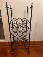 Gietijzeren wijnrekje, Huis en Inrichting, Ophalen, Zo goed als nieuw, Metaal, 75 cm of meer