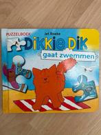 Dikkie Dik gaat zwemmen - Puzzelboek, Boeken, Ophalen of Verzenden, Zo goed als nieuw, Jet Boeke