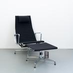 2x Vitra Eames EA 124 + 125 Set Zwart Hopsak - Chroom, Huis en Inrichting, Fauteuils, Niet ingevuld, Niet ingevuld, Ophalen of Verzenden