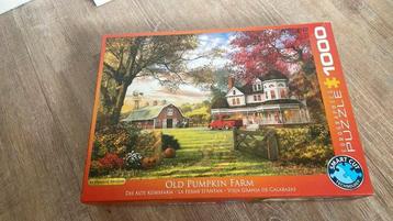 Legpuzzel puzzel 1000 Old Pumpkin Farm beschikbaar voor biedingen