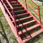 Te koop rechte trap bordes trap loopbrug 8meter, Ophalen of Verzenden, Zo goed als nieuw, 2 tot 4 meter