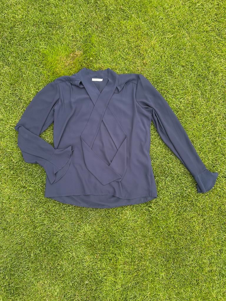 Fracomina blouse maat L (ZGAN), Ophalen of Verzenden, Zo goed als nieuw, Maat 42/44 (L), Blauw