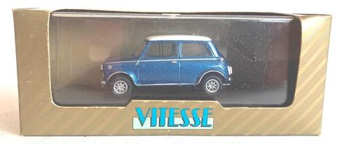 Mini Cooper S Limited Edition blauw / wit  # L055C., Hobby en Vrije tijd, Modelauto's | 1:43, Zo goed als nieuw, Auto, Overige merken