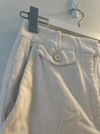 Josh V Witte Rib Pantalon - XS, Wijde Pijpen, Kleding | Dames, Broeken en Pantalons, Wit, Ophalen of Verzenden, Zo goed als nieuw