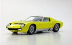 1:18 Lamborghini Miura P400SV Yellow/Silver Kyosho, Ophalen, Nieuw, Auto, Kyosho