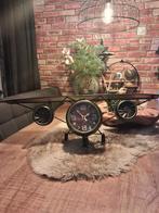 Vliegtuigklok zgan, Ophalen of Verzenden, Zo goed als nieuw, Analoog, Wandklok