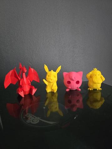 3D Geprinte Pokemon Figuren! beschikbaar voor biedingen