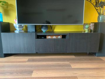 Zwartbruin Besta TV meubel
