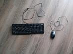 Logitech Toetsenbord en Muis - Fijne Set!, Rechtshandig, Muis, Gebruikt, Toetsenbord en muis-set