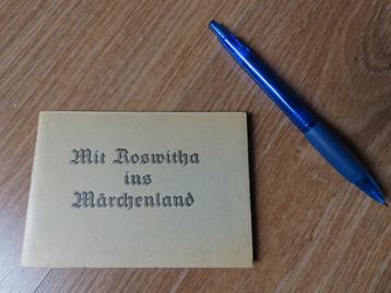 oud uitklap- mini boekje: Mit Roswitha ins Märchenland beschikbaar voor biedingen
