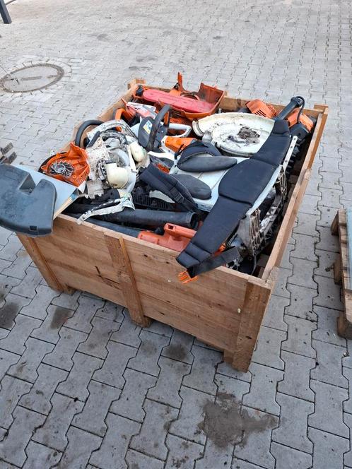 Grote partij met stihl en husqvarna machines voor onderdelen, Tuin en Terras, Hand-tuingereedschap, Gebruikt, Overige soorten