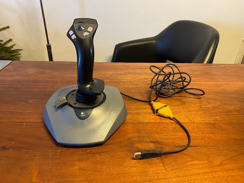 Logitech Wingman Extreme Joystick USB, Ophalen of Verzenden, Gebruikt, Logitech