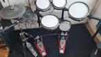 Millenium MPS-850 E-Drum Set Dubbel Basspedaal, Ophalen, Zo goed als nieuw, Overige merken, Elektronisch