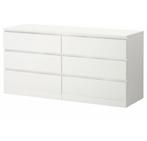 Malm kast 6 lades ikea, Ophalen, 5 laden of meer, 50 tot 100 cm, Zo goed als nieuw