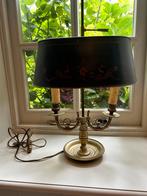 Prachtige Franse brocante bouillotte lamp, Ophalen of Verzenden, Zo goed als nieuw, Minder dan 50 cm