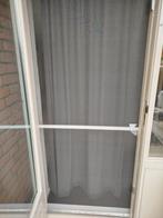 Witte Hordeur - 206x84,5 cm, Doe-het-zelf en Verbouw, Deuren en Horren, Ophalen, 80 tot 100 cm, Hordeur, Zo goed als nieuw
