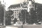 901775	Amsterdam	American Hotel	1934	Gelopen met postzegel, Ophalen of Verzenden, 1920 tot 1940, Gelopen, Noord-Holland