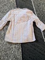 Wit gekleurd geblokt overhemd Maat 74, Kinderen en Baby's, Babykleding | Maat 74, Onbekend, Ophalen of Verzenden, Zo goed als nieuw