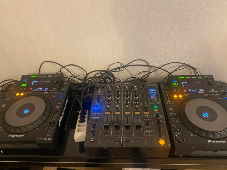 Pioneer CDJ-900 & DJM-800 Set, Audio, Tv en Foto, Cd-spelers, Zo goed als nieuw, Pioneer, Ophalen