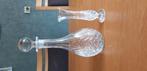 Mooie kristallen karaf en vaasje, Huis en Inrichting, Ophalen, Overige kleuren, Glas, Minder dan 50 cm