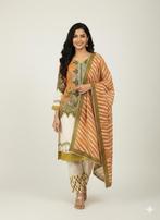 Nieuw salwaar kameez oranje maar xxl 44, Overige typen, Verzenden, Maat 42/44 (L), Nieuw