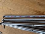 6 x aluminium scepter 70 cm, Ophalen of Verzenden, Gebruikt, Lijn of Blok
