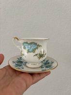 Antiek Queen Anne Kopje met Schotel, Gebruikt, Ophalen of Verzenden, Overige stijlen, Kop(pen) en/of Schotel(s)