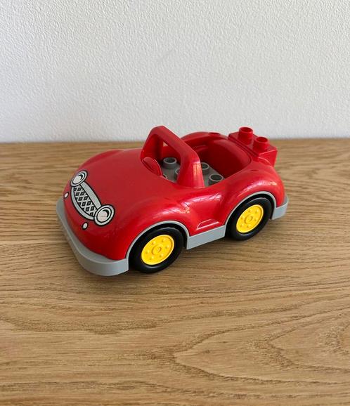 Duplo rode auto 1, Kinderen en Baby's, Speelgoed | Duplo en Lego, Gebruikt, Duplo, Ophalen of Verzenden