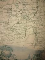 OUDE ENGELSE PRENT OXFORDSHIRE IN LIJST 54X44 CM MOOIE STAAT, Antiek en Kunst, Kunst | Etsen en Gravures, Ophalen of Verzenden