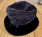 SEEBERGER Vintage Hoed – Velours & Faux Fur – Bruin, Ophalen of Verzenden, Zo goed als nieuw, Hoed