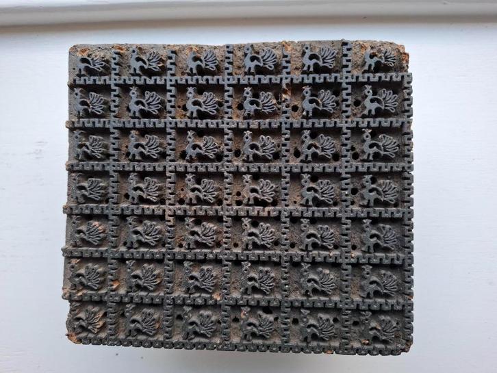 Batik stempel, Antiek en Kunst, Curiosa en Brocante, Ophalen of Verzenden