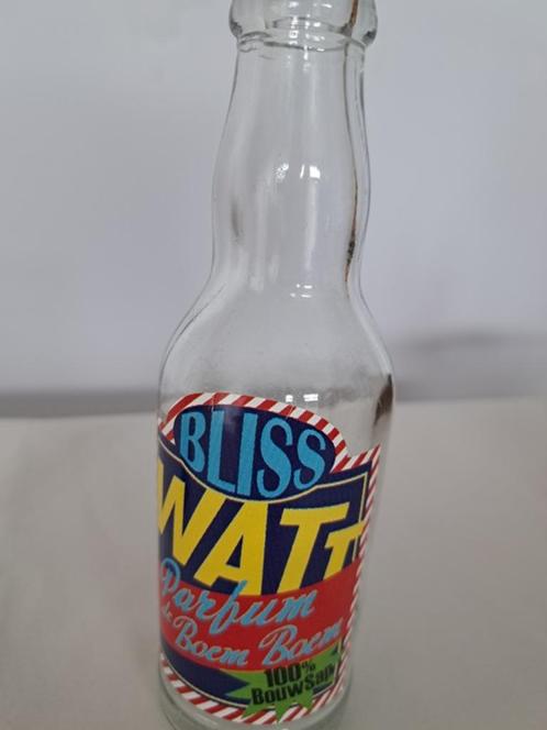 fles Bouwsap - limo (leeg) her-opening 'WATT' Rotterdam 2017, Verzamelen, Merken en Reclamevoorwerpen, Verpakking, Ophalen