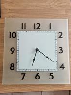 Nog mooie glazen hangklok, Ophalen, Gebruikt, Wandklok
