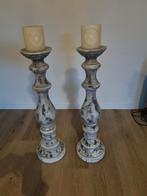 2 betonnen vloer kandelaars, Ophalen of Verzenden, Zo goed als nieuw, Overige materialen, Minder dan 25 cm