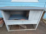 Stevig konijnenhok grijs, Dieren en Toebehoren, Ophalen, 90 cm of meer, Konijn, Hok