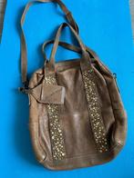 zgan cowboysbag leer schoudertas, Overige merken, Bruin, Ophalen of Verzenden, Zo goed als nieuw